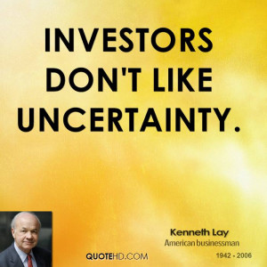 Kenneth Lay Quotes