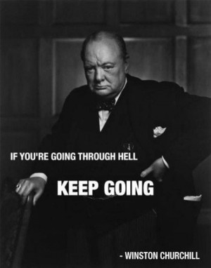 Winston Churchill. Thank you for the hope for tomorrow.