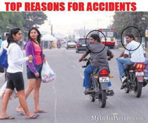Top Reasons and Causes for Accidents, Funny India Girls and Boys