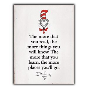 ... more-that-you-read-Dr-Seuss-Quote-METAL-SIGN-WALL-PLAQUE-print-poster