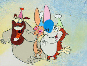 ... Ren and Stimpy Show. Above is an animation drawing by David Feiss from