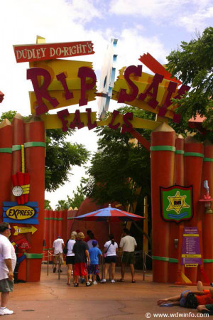 toon lagoon islands of adventure dudley do right s ripsaw falls