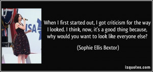More Sophie Ellis Bextor Quotes