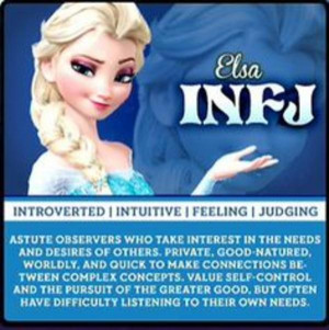 Elsa: INFJ | Myers Briggs Personality Types | Know Your Meme