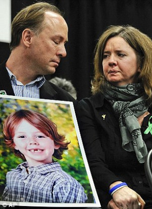 Pain: Mark and Jackie Barden, whose seven-year-old son Daniel died in ...