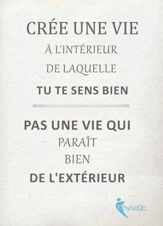 vie à l’intérieur de laquelle tu te sens bien More