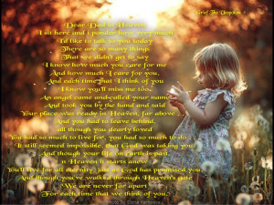 fathers day in heaven poems