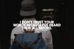 Trust No One Quotes Tumblr
