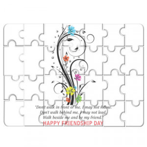 quote a personalized photo puzzle is a great gift friendship quote ...