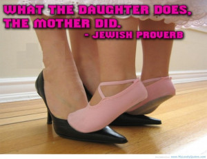 Amazing Mother Daughter Picture Quotes: When The Daughter Does The ...