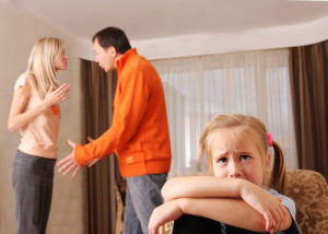 Parents fighting ups child stress levels