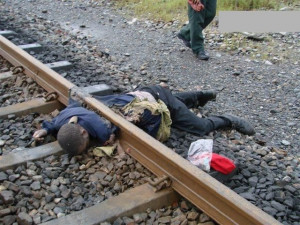 Maintenance Man On Railway