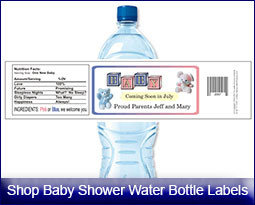 Shop Personalized Baby Shower Water Bottle Label