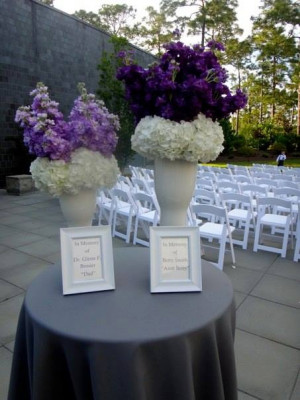 Class Reunion Memorial Table Ideas