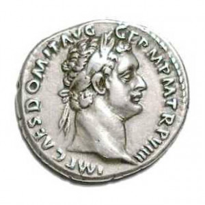 Denarius of Imperator Caesar Domitianus Germanicus Augustus. Photo ...