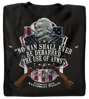 No Man Shall Ever Be Debarred the Use of Arms T-Shirt (Black) $26.95 $ ...