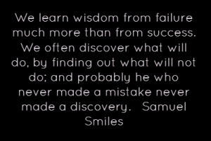 Learn Wisdom From...