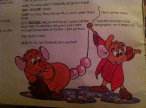So I am reading Cinderella to my four year old Funny Animal Scrap