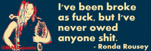 Ronda Rousey quotes