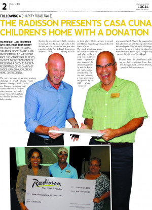 Dennis and Jamie Pedinoff honored by ATA at the Aruba Westin Resort