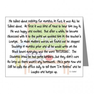 Letter For Teacher Retirement