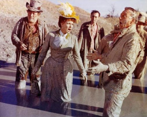 McLintock! - McLintock and his wife in the mud