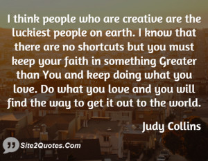Motivational Quotes - Judy Collins