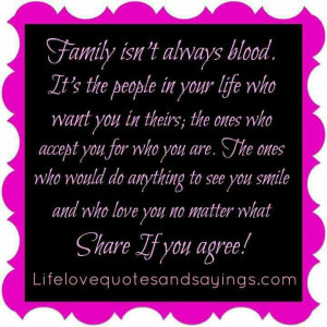 family - no matter what