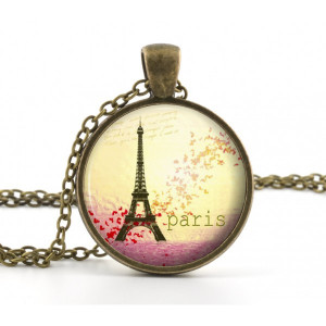 Necklaces / Pendants > France Eiffel Tower Retro Paris Necklace