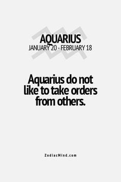 Fun facts about your sign here #aquarius #words #quotes More