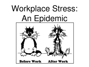 Workplace Stress An Epidemic