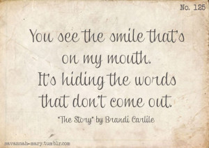 ... the story brandi carlile folk quotes life life quotes words text