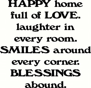 Happy Home Quotes