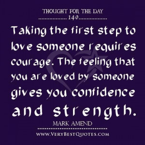 Thought of the day on love courage quotes love quotes 001