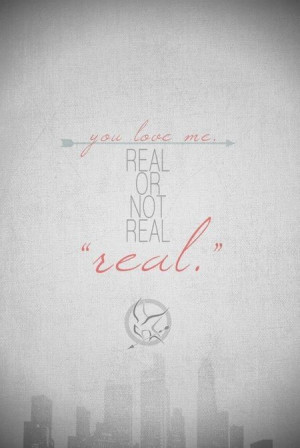 Favorite hunger games quote ((: