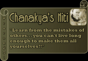 Chanakya Wisdom Quote...