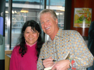 Me and Andy Andrews autographing The Noticer for me