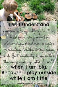 beautiful quotes on nature, how we learn, and the importance of play ...