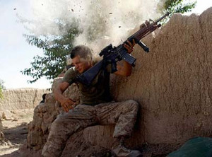US Marine cheats death in Afghanistan: Photos