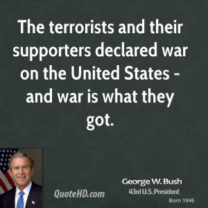 George W. Bush War Quotes