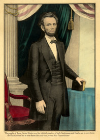 Lincoln's Constitution quote by E.B. and E.C. Kellogg, 1864