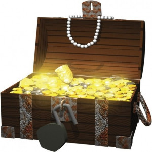 treasure chest wall decal