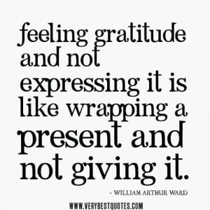 Feeling gratitude – Positive Quotes