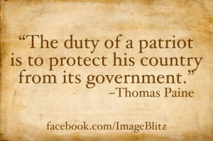 Thomas Paine Quote. I also think this is awesome b/c the patriot is my ...