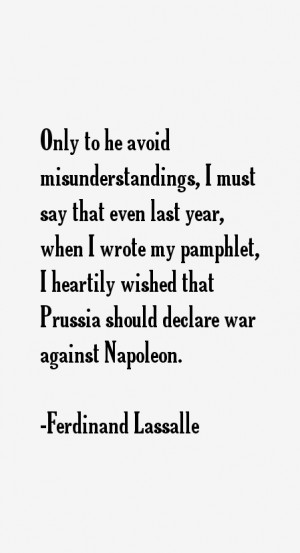 View All Ferdinand Lassalle Quotes