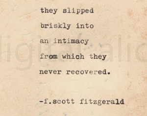 Scott Fitzgerald Quote -Wall Art Instant Download-they slipped briskly ...