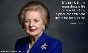... and thirst for success - Margaret Thatcher Quotes - StatusMind.com