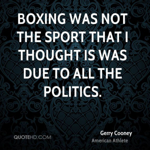 Gerry Cooney Quotes