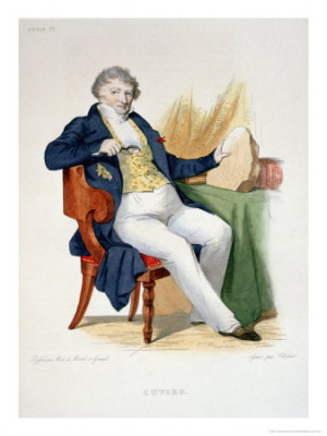 Georges Cuvier (1769-1832) Illustration from 