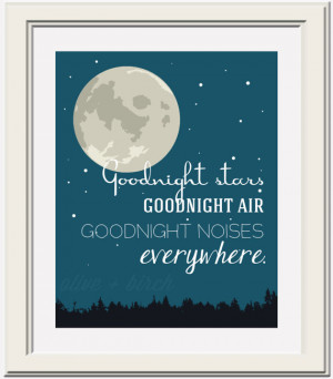 Goodnight Moon Quotes From Book Goodnight moon quote printable